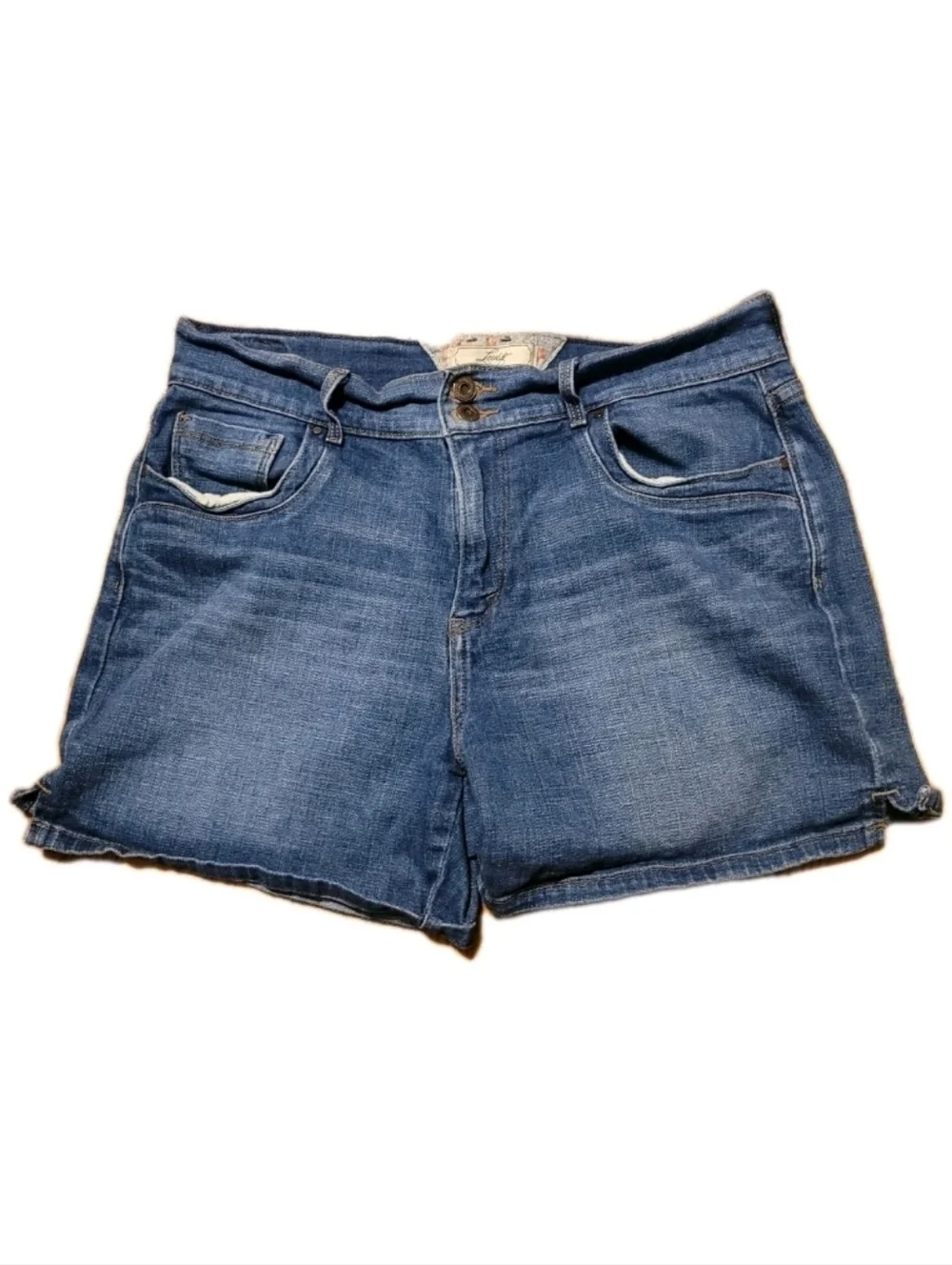 Levi's Women's Shorts Size 10 Blue Jean Denim Short Shorts Y2k Tomato Girl - Picture 3 of 4